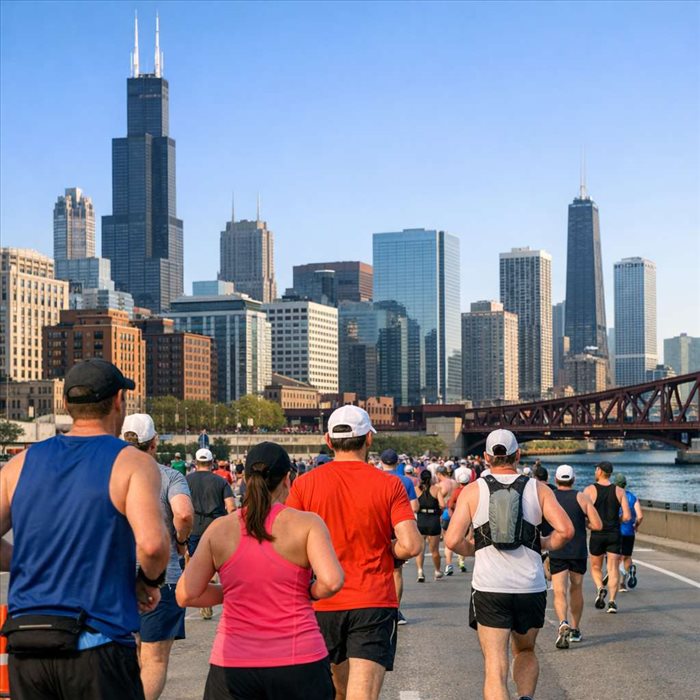 Parcours du marathon de Chicago : tracé et profil de la course