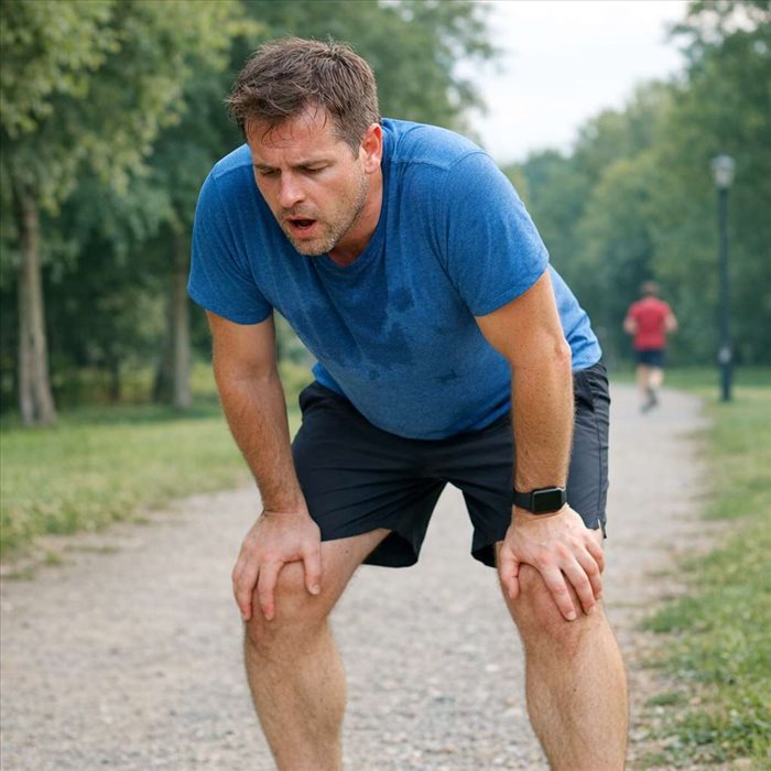 Essoufflé après 5 minutes de course : causes et solutions