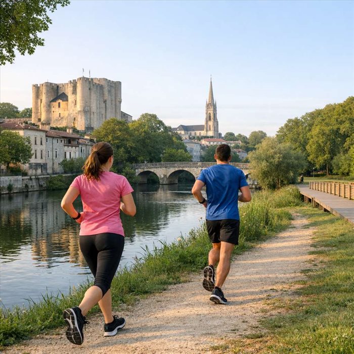 Où courir à Niort : 6 parcours de course à pied à découvrir