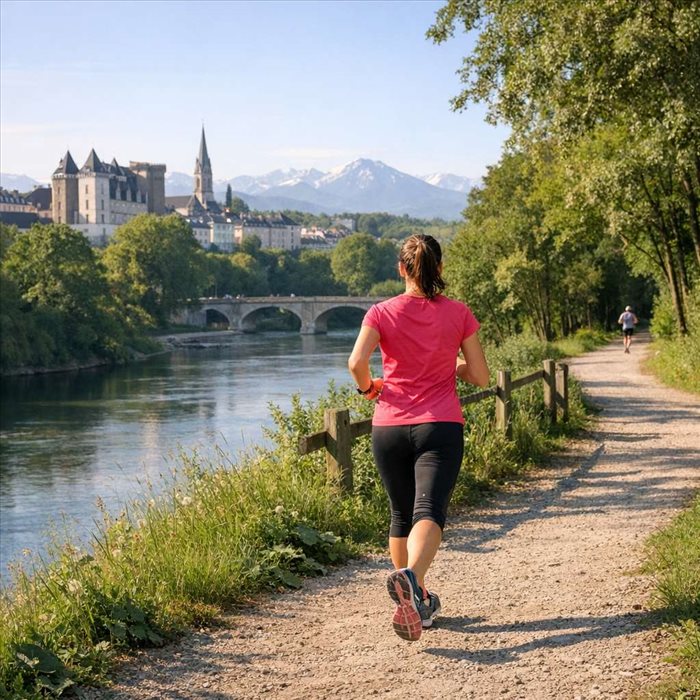 Où courir à Pau : 8 parcours pour courir avec vue sur les Pyrénées