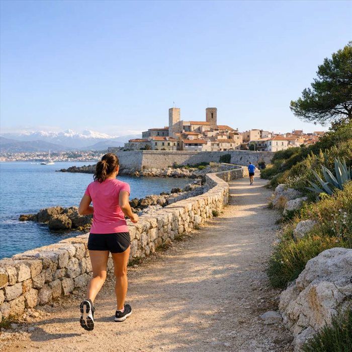 Où courir à Antibes : meilleurs parcours, bord de mer et nature