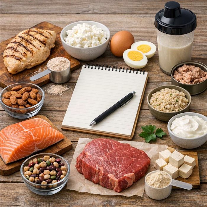 150 g de protéines par jour : méthode simple pour y arriver